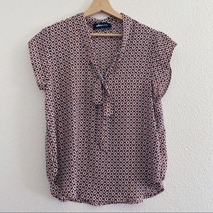 Alice Blue Woman’s Geometric Print Top